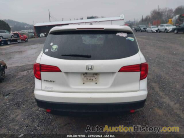 HONDA PILOT EX-L, 5FNYF5H5XGB034036