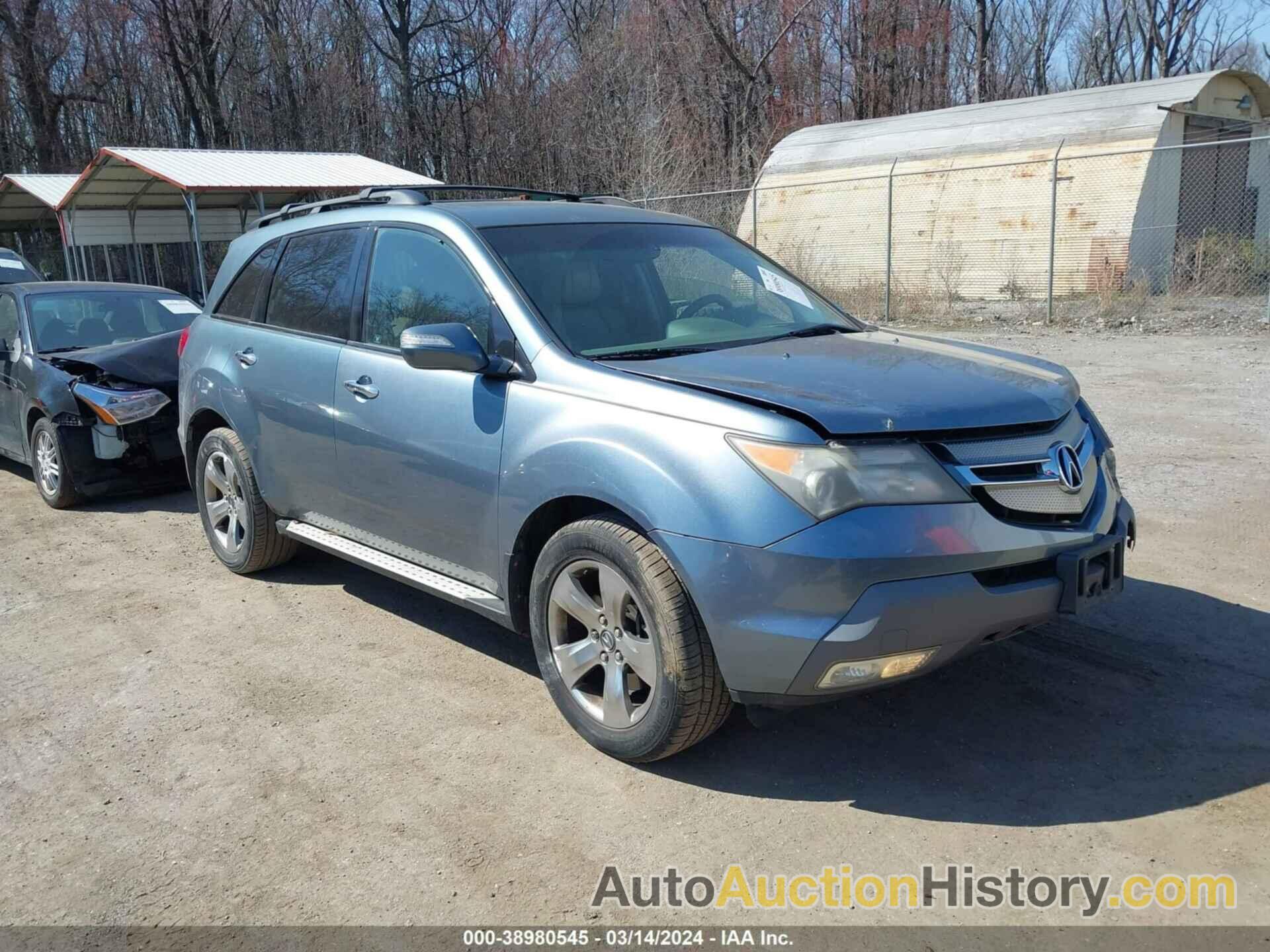 ACURA MDX SPORT PACKAGE, 2HNYD28837H504085