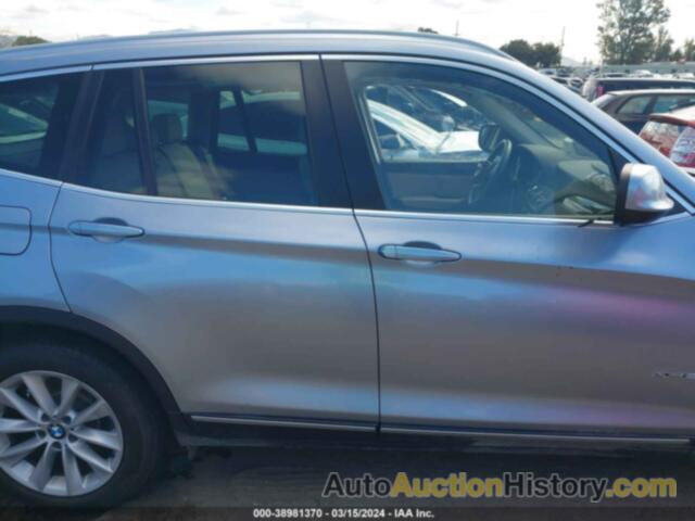 BMW X3 XDRIVE28I, 5UXWX9C59E0D17673