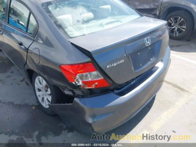 HONDA CIVIC LX, 2HGFB2F54CH332608