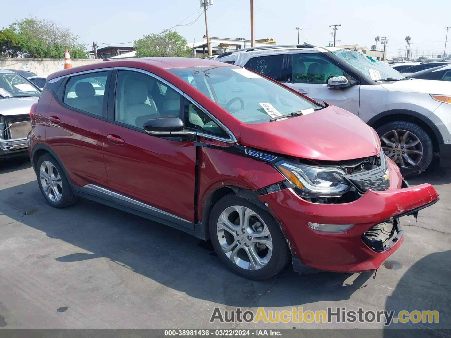 CHEVROLET BOLT EV FWD LT, 1G1FY6S07M4110361