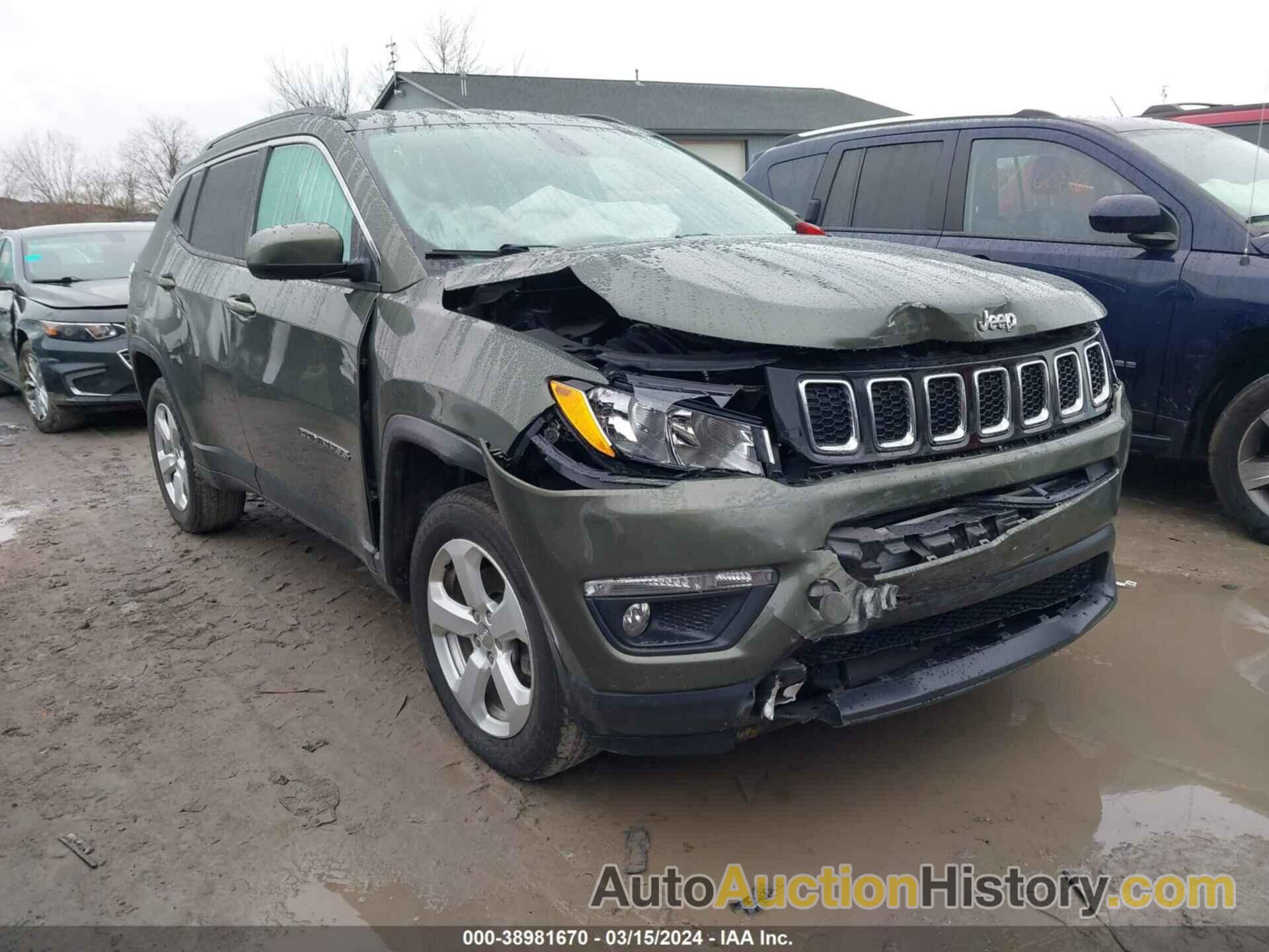 JEEP COMPASS LATITUDE, 3C4NJDBB9JT190796