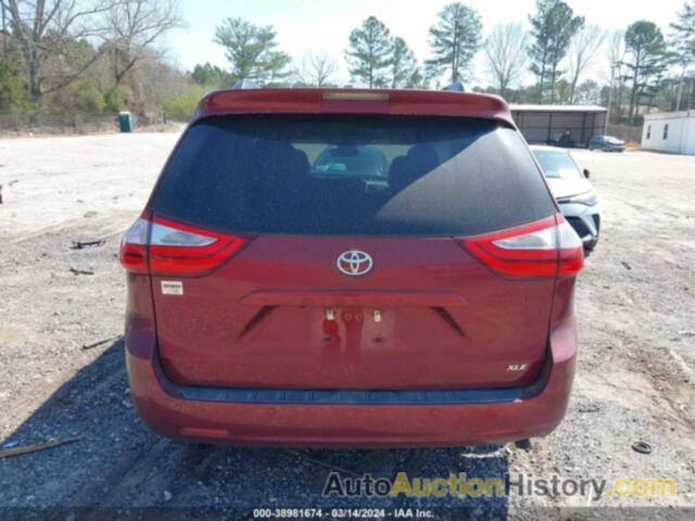 TOYOTA SIENNA XLE 8 PASSENGER, 5TDYK3DC6FS670855