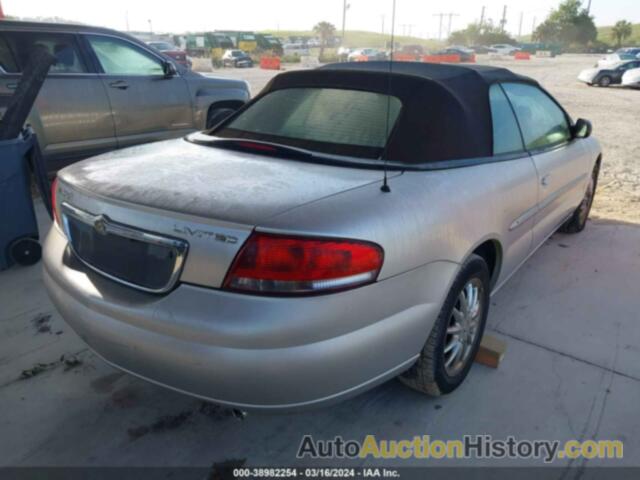 CHRYSLER SEBRING LIMITED, 1C3EL65R42N256384