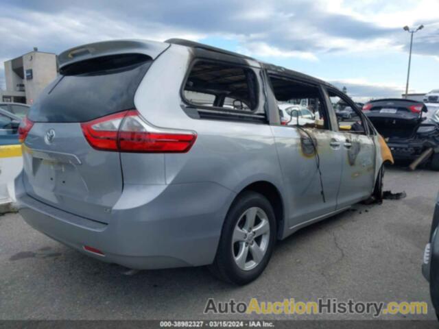 TOYOTA SIENNA LE 8 PASSENGER, 5TDKK3DC8GS701451