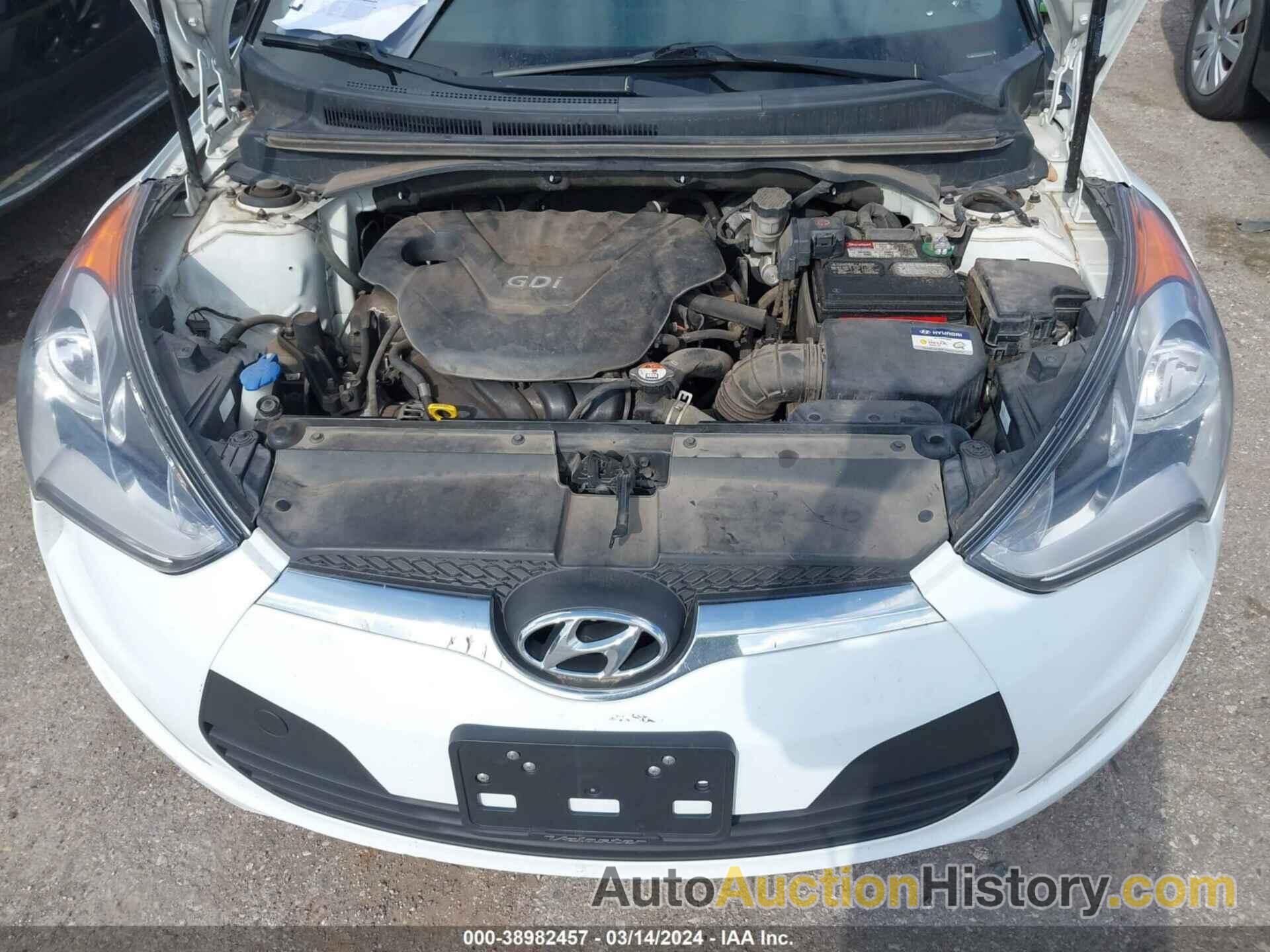 HYUNDAI VELOSTER, KMHTC6AD0HU307970