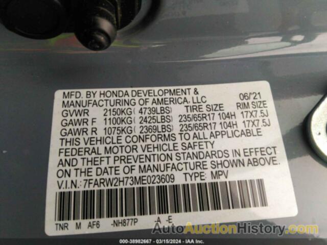 HONDA CR-V AWD SPECIAL EDITION, 7FARW2H73ME023609