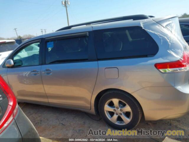 TOYOTA SIENNA LE V6 8 PASSENGER, 5TDKK3DC6ES510348