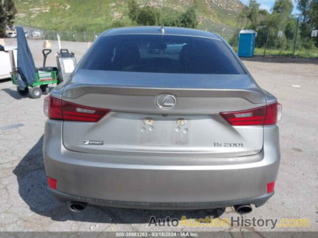 LEXUS IS 200T, JTHBA1D25G5022109