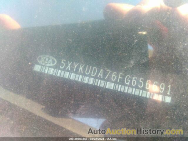 KIA SORENTO EX V6, 5XYKUDA76FG656691