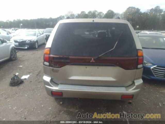 MITSUBISHI MONTERO SPORT ES/LS, JA4LS21H31P045380