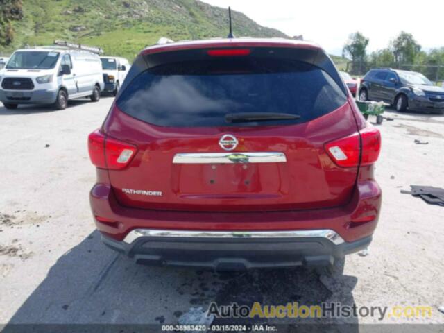 NISSAN PATHFINDER S, 5N1DR2MN4JC662040