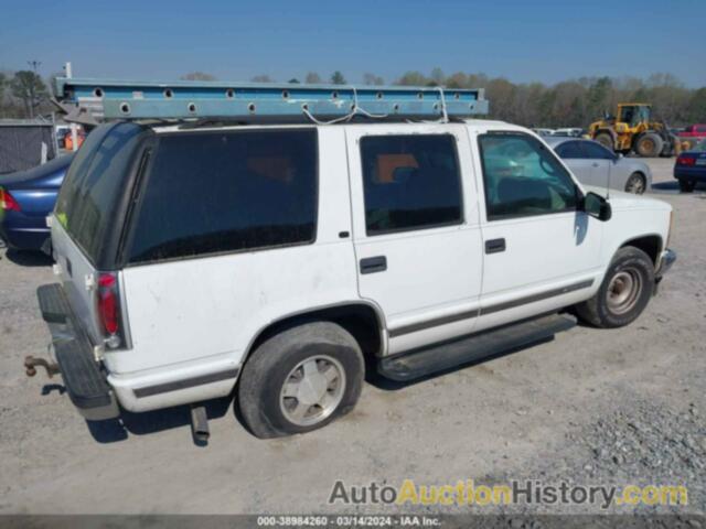 CHEVROLET TAHOE LT, 1GNEC13R4XJ397995