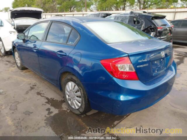 HONDA CIVIC LX, 2HGFB2F59CH531380