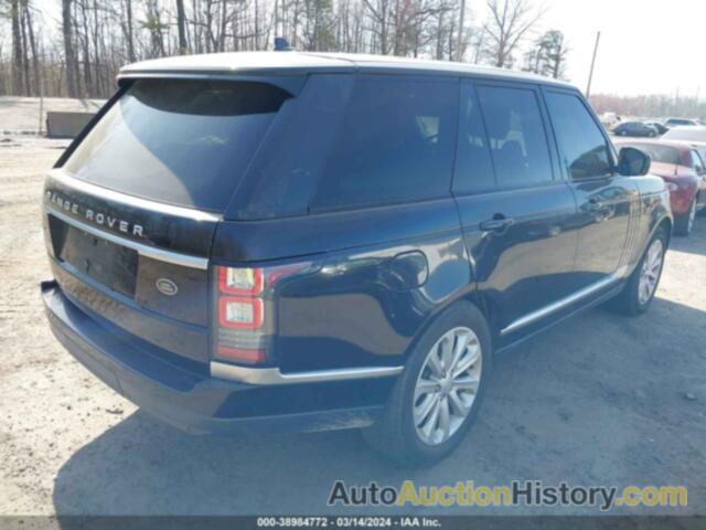 LAND ROVER RANGE ROVER 3.0L V6 SUPERCHARGED HSE, SALGS2PF8GA287325