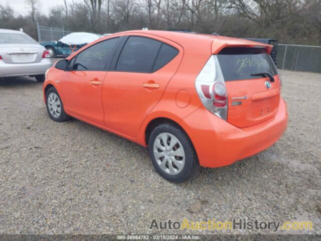 TOYOTA PRIUS C TWO, JTDKDTB34C1016903