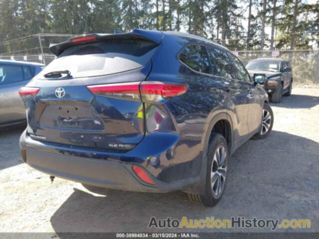 TOYOTA HIGHLANDER XLE, 5TDGZRBH1NS229206