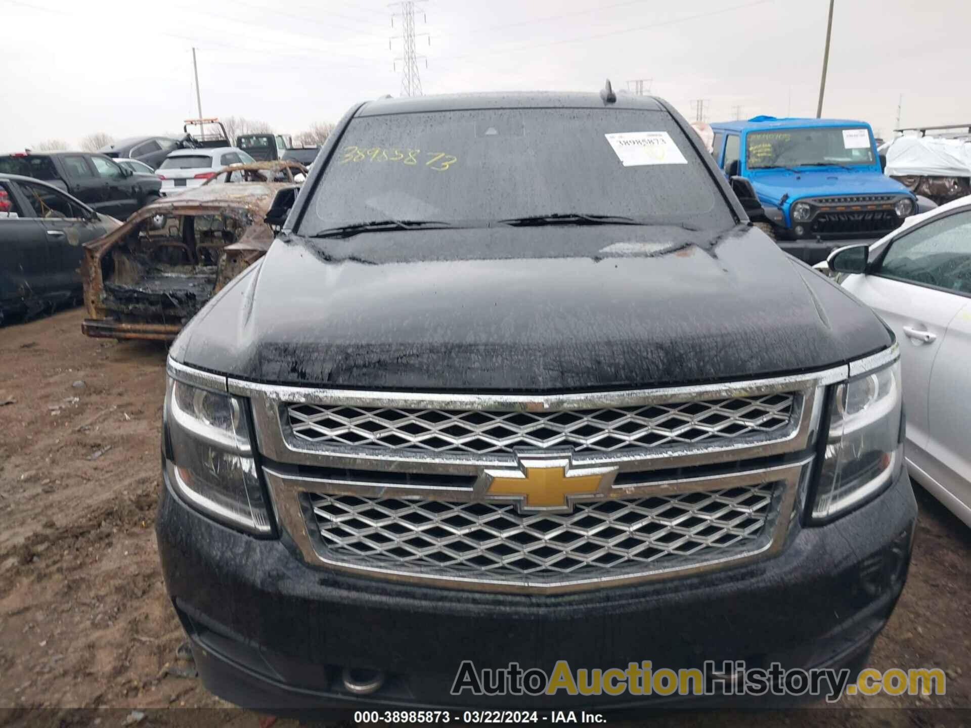 CHEVROLET TAHOE LT, 1GNSKBKC2HR125232