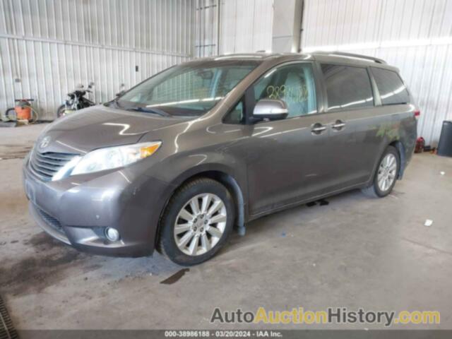 TOYOTA SIENNA LIMITED 7 PASSENGER, 5TDDK3DC5ES074665