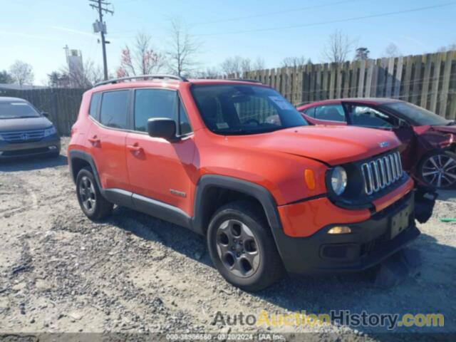 JEEP RENEGADE SPORT 4X4, ZACCJBAB5HPG09497