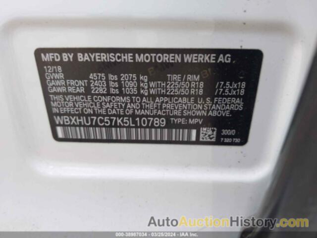 BMW X1 SDRIVE28I, WBXHU7C57K5L10789