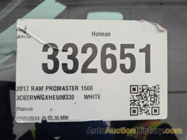RAM PROMASTER 1500 LOW ROOF 118 WB, 3C6TRVNGXHE500330