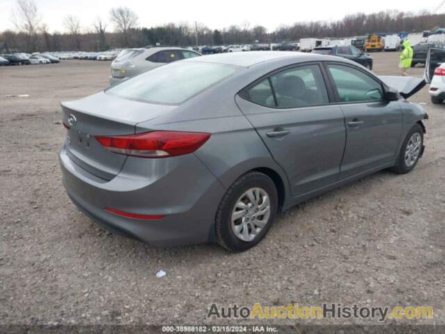 HYUNDAI ELANTRA SE, KMHD74LF5JU565824