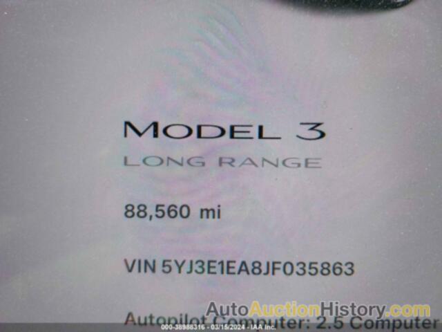 TESLA MODEL 3 LONG RANGE/MID RANGE, 5YJ3E1EA8JF035863