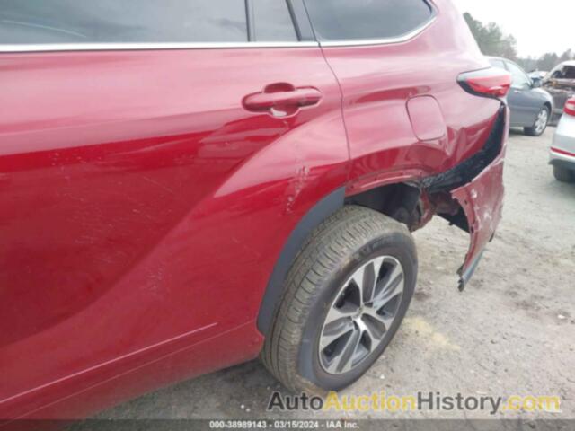 TOYOTA HIGHLANDER HYBRID XLE, 5TDKBRCH2PS564331