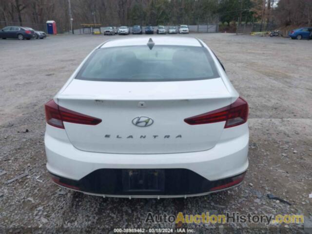 HYUNDAI ELANTRA SEL, 5NPD84LF0KH458936