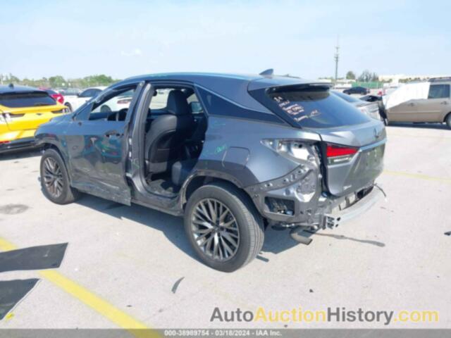 LEXUS RX 350 F SPORT HANDLING, 2T2YZMDAXNC321197