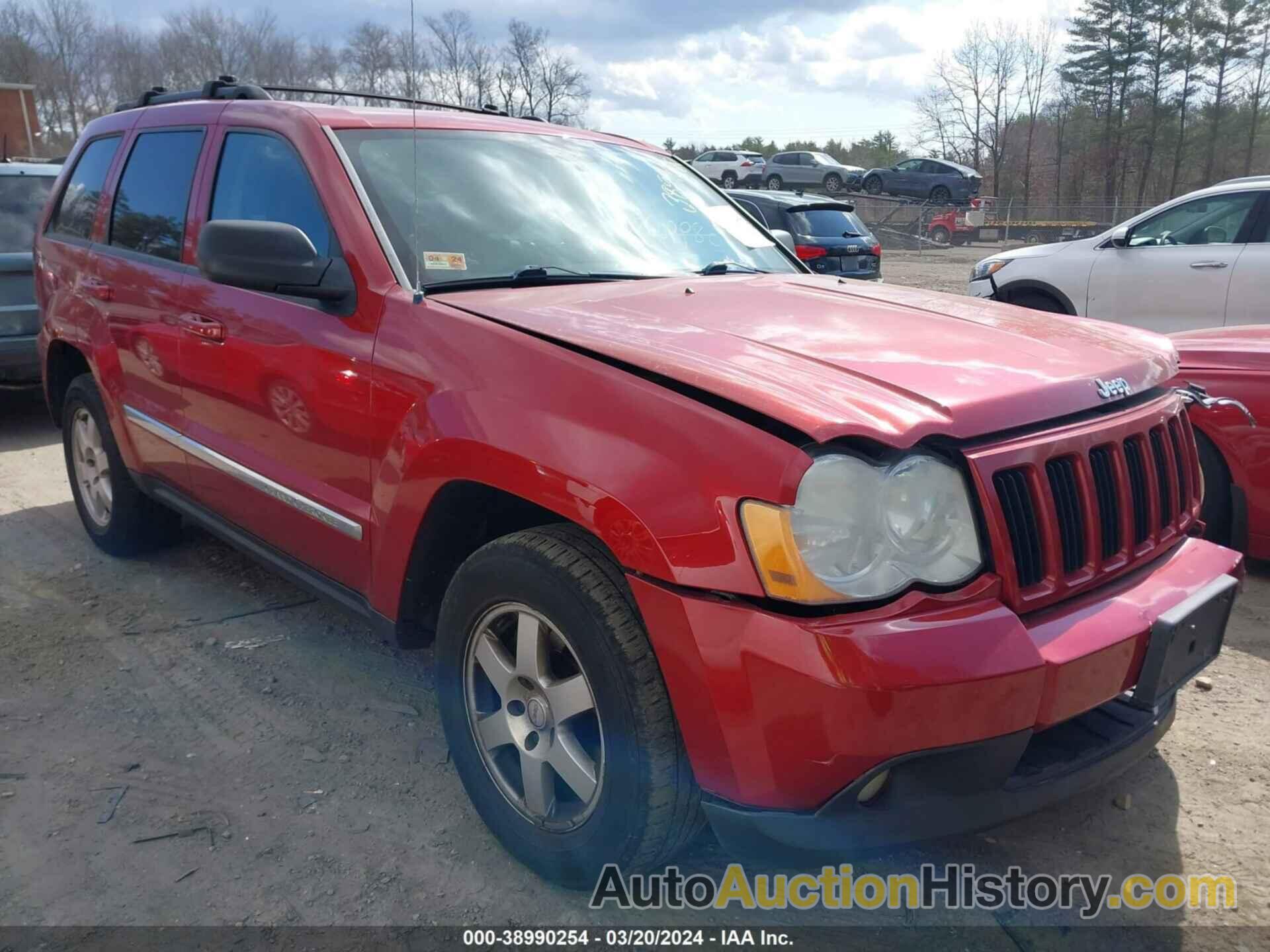 JEEP GRAND CHEROKEE LAREDO, 1J4PR4GKXAC137458