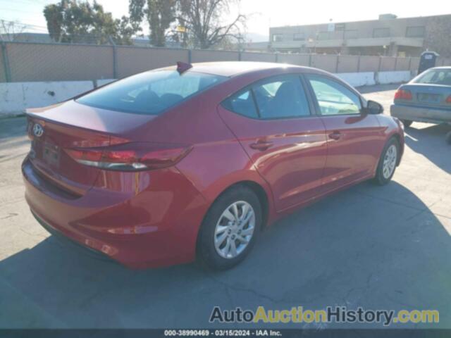 HYUNDAI ELANTRA SE, 5NPD74LF4HH127062