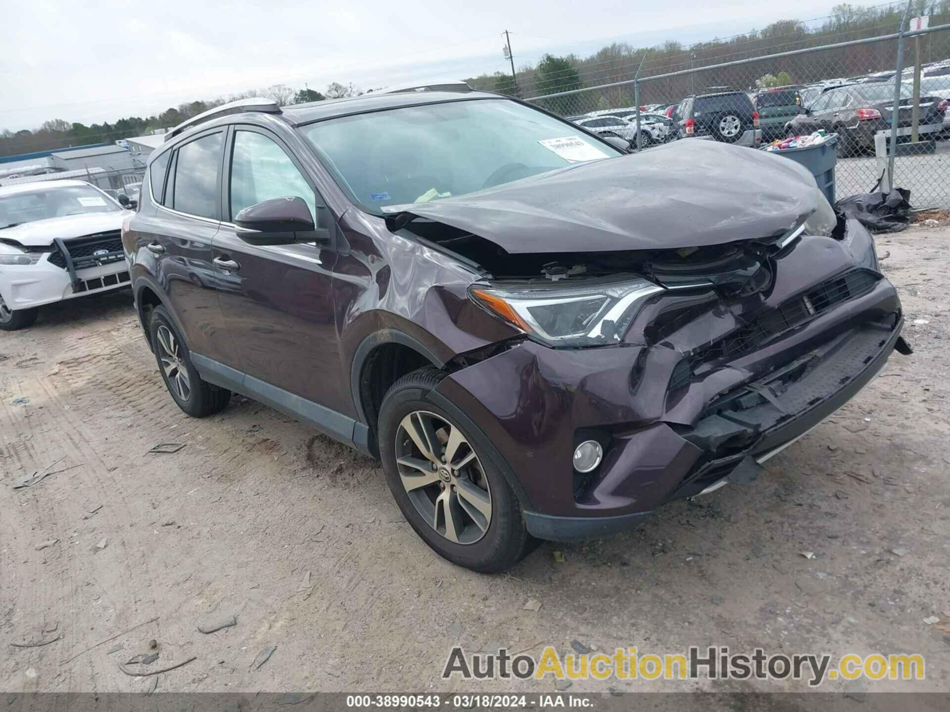 TOYOTA RAV4 XLE, 2T3WFREV5GW283342