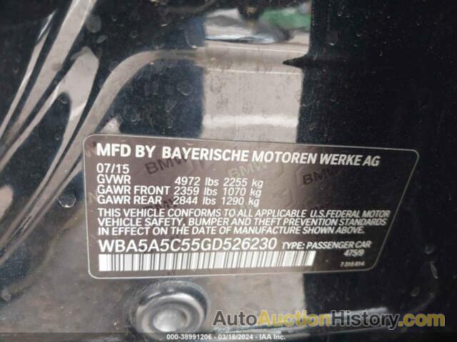 BMW 528 I, WBA5A5C55GD526230