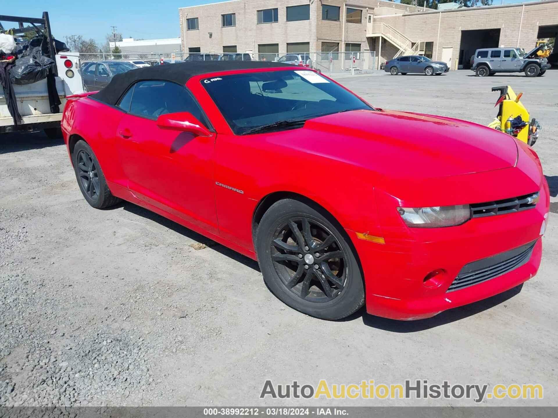 CHEVROLET CAMARO 1LT, 2G1FB3D30E9271317