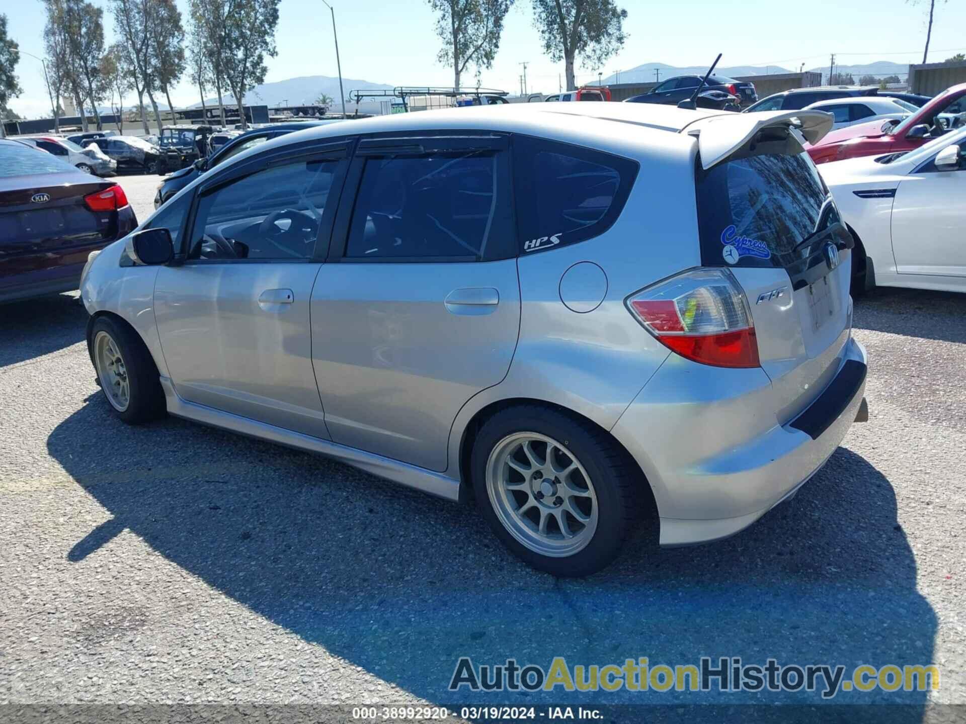 HONDA FIT SPORT, JHMGE8G56CC038057