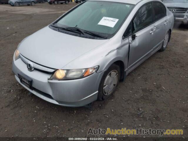 HONDA CIVIC HYBRID, JHMFA36298S009618