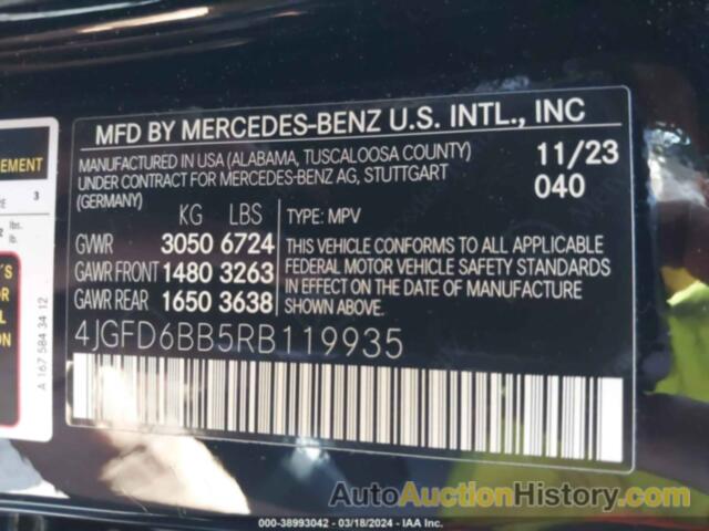 MERCEDES-BENZ AMG GLE 53 COUPE 4MATIC+, 4JGFD6BB5RB119935