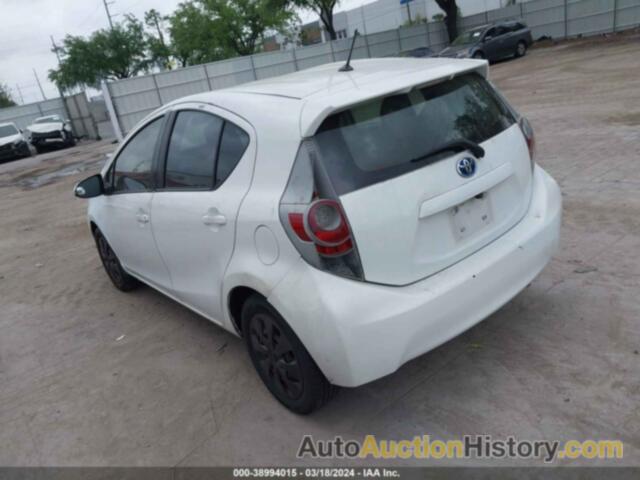 TOYOTA PRIUS C ONE, JTDKDTB3XD1530353