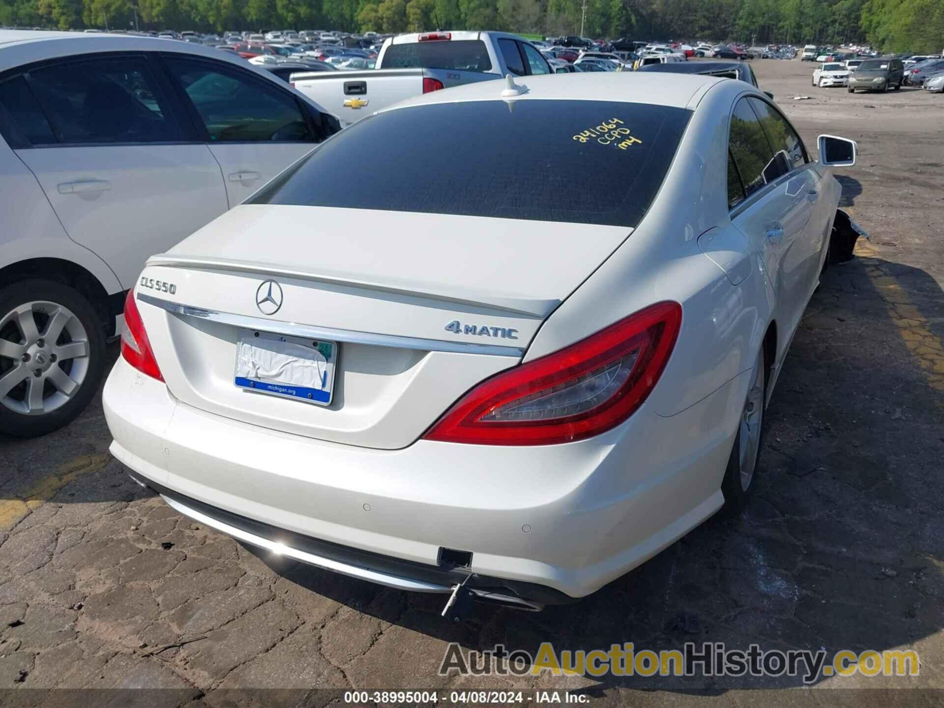 MERCEDES-BENZ CLS 550 4MATIC, WDDLJ9BB1EA101293