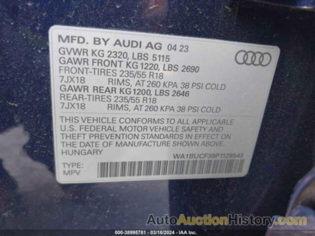 AUDI Q3 PREMIUM PLUS 40 TFSI QUATTRO TIPTRONIC, WA1BUCF39P1128543