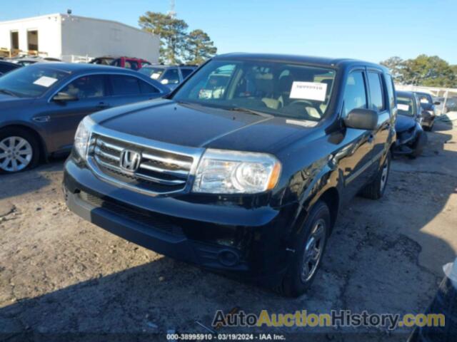 HONDA PILOT LX, 5FNYF3H29FB029757