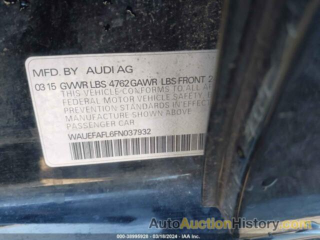 AUDI A4 PREMIUM PLUS, WAUEFAFL6FN037932