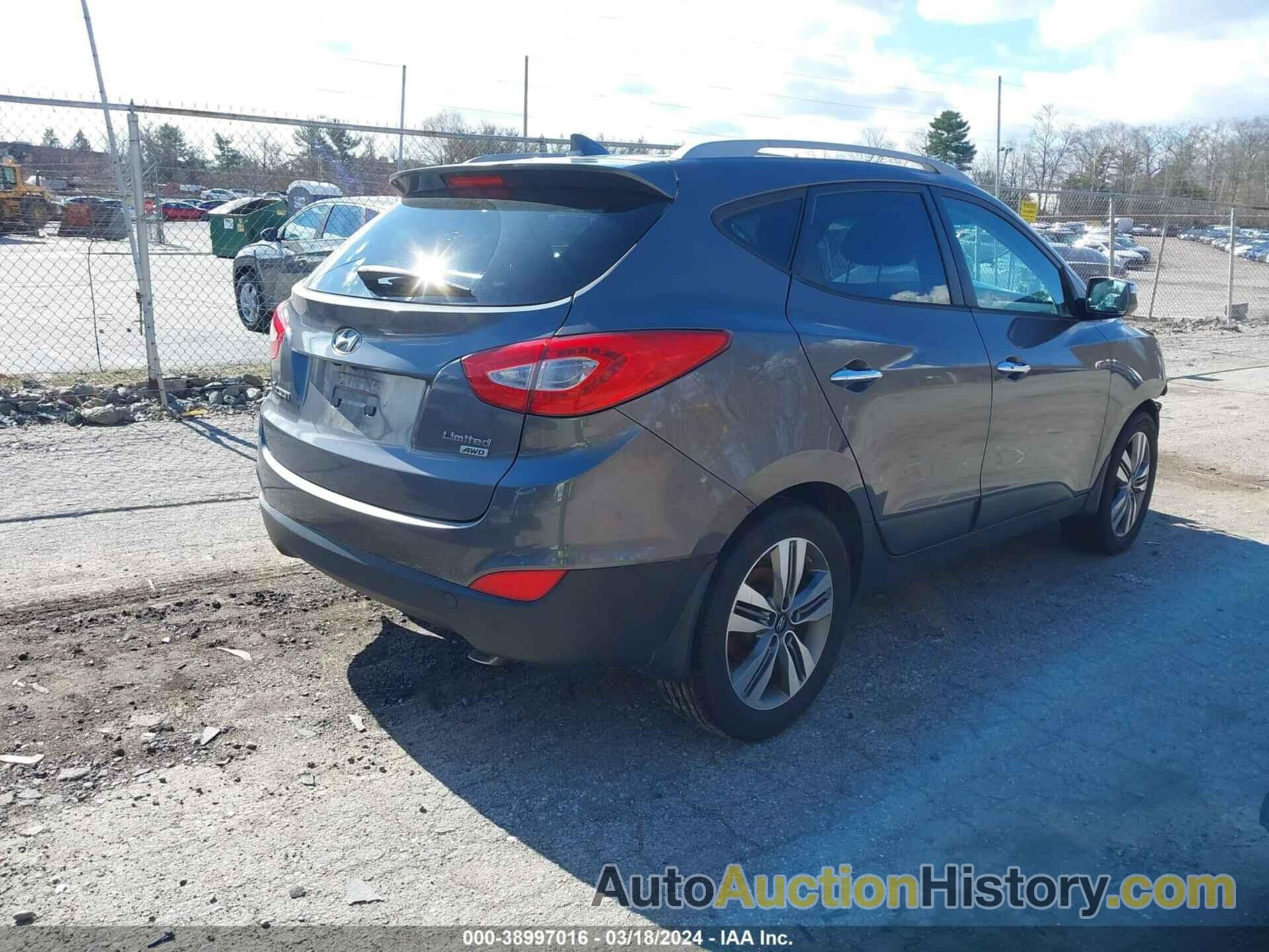 HYUNDAI TUCSON LIMITED, KM8JUCAG9FU955415