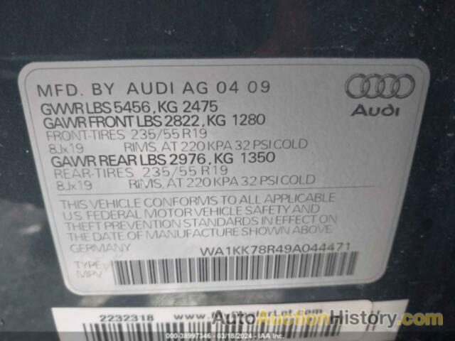 AUDI Q5 3.2 PREMIUM, WA1KK78R49A044471