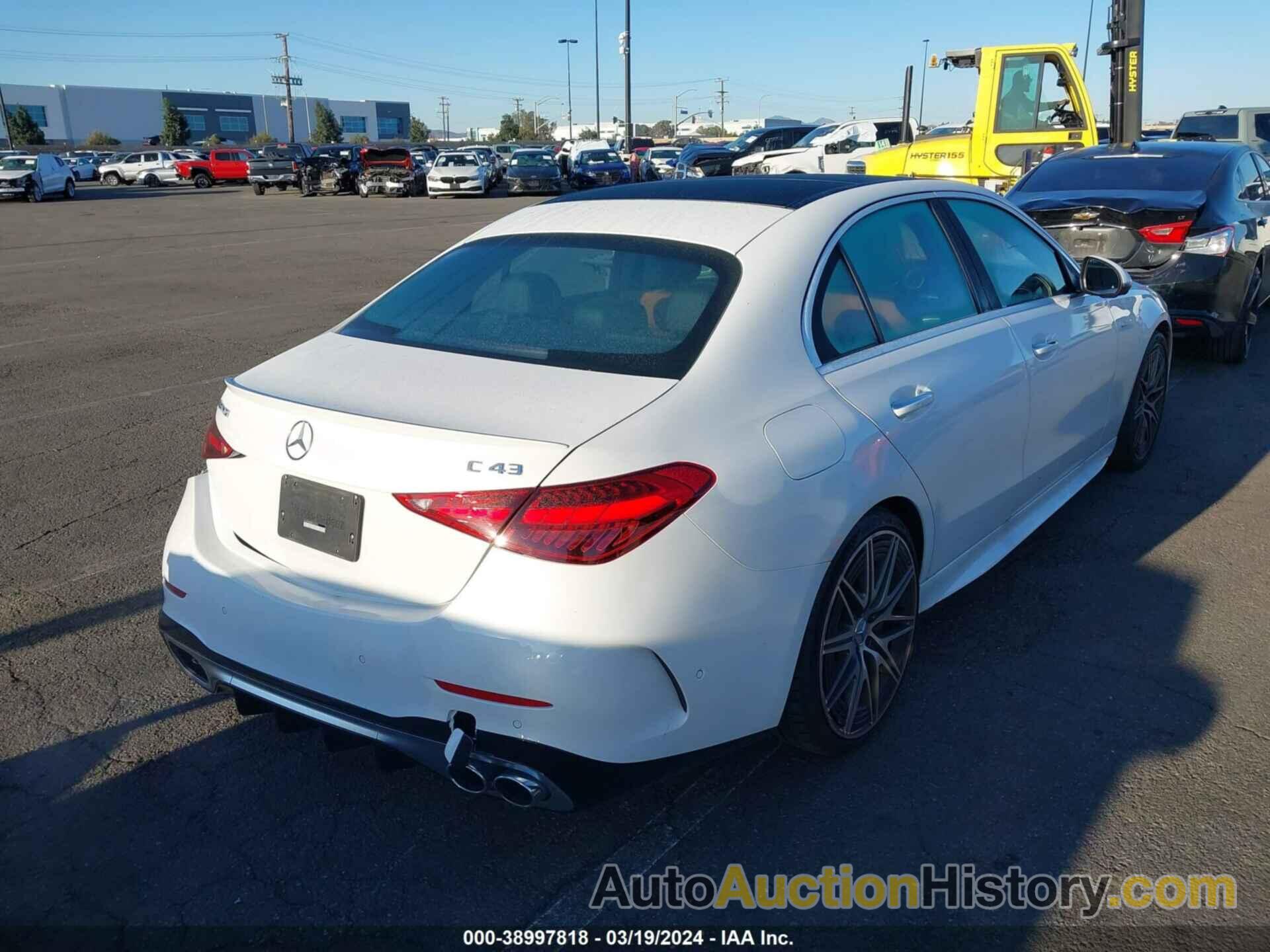 MERCEDES-BENZ AMG C 43 4MATIC, W1KAF8HB6PR107279