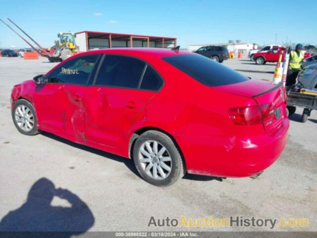 VOLKSWAGEN JETTA 2.5L SE, 3VWDX7AJ3CM462239