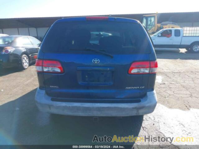 TOYOTA SIENNA CE, 4T3ZF19C01U410898