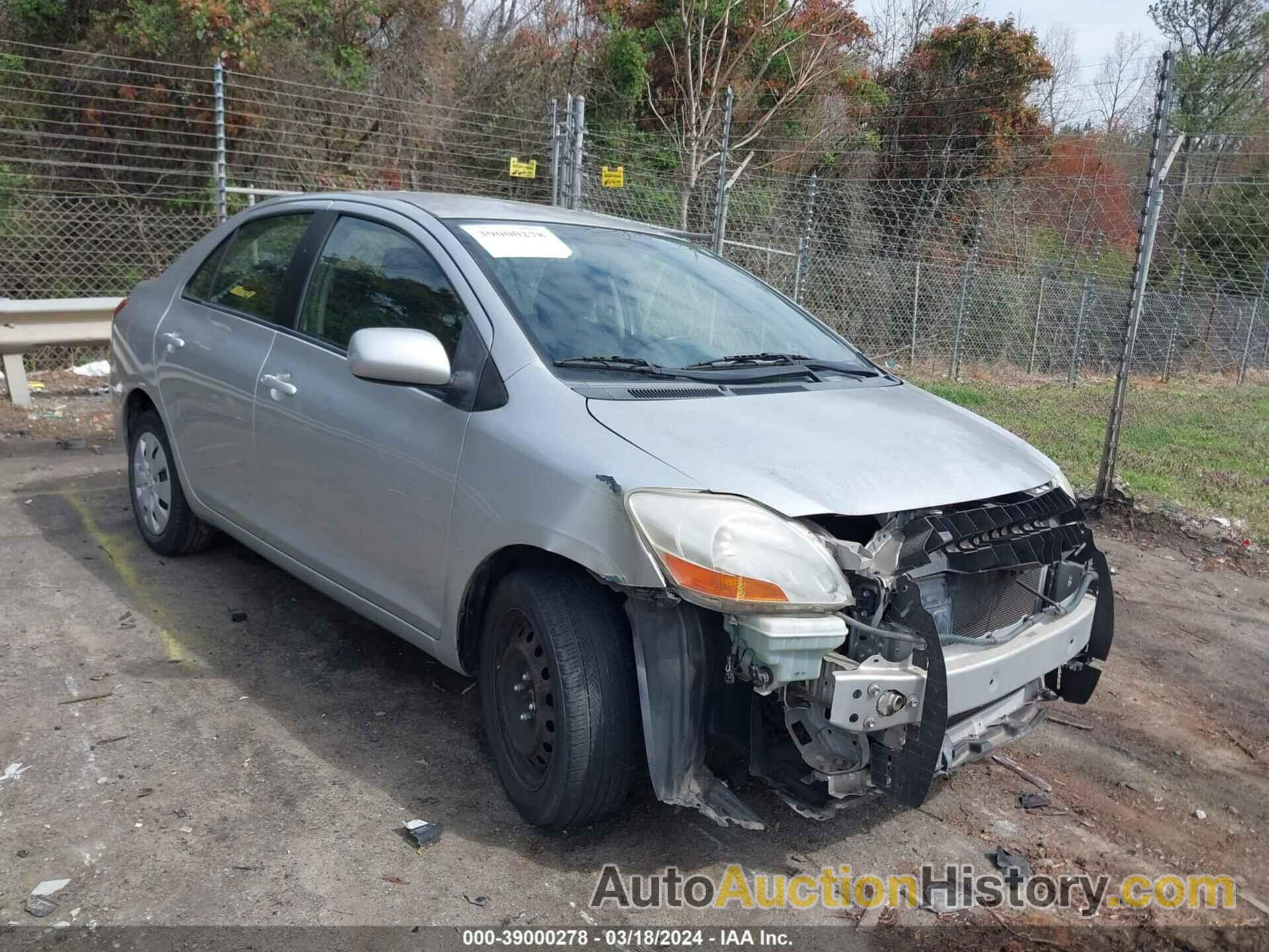 TOYOTA YARIS, JTDBT903091338634